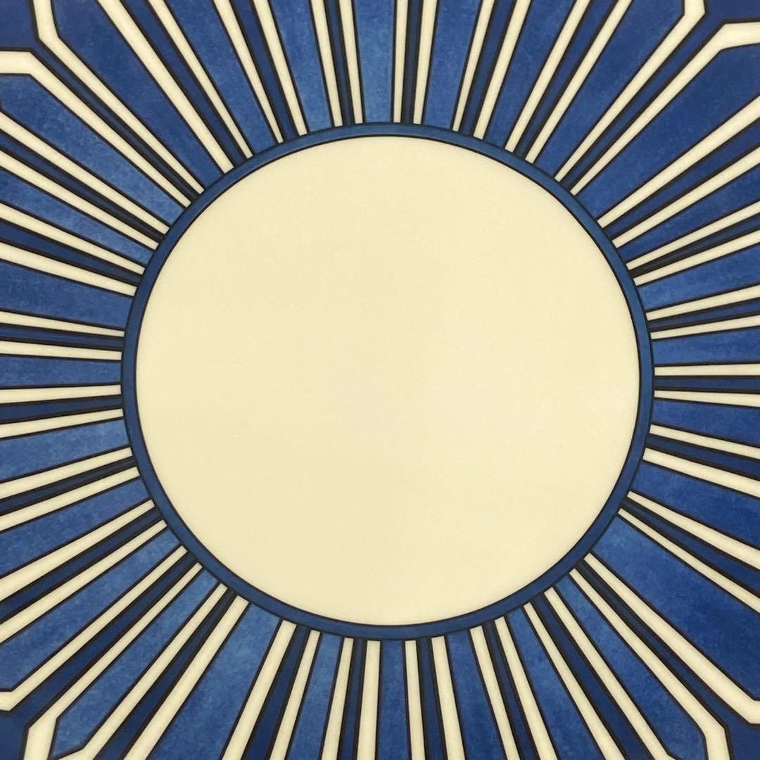 エルメス ディナープレート 《 ブルーダイユール 》 青 直径27.5㎝ 未使用