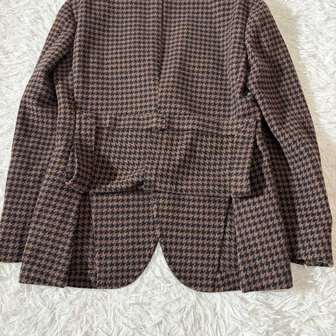 美品 リングジャケット ニューバルーン生地 アンコン ハウンドトゥース