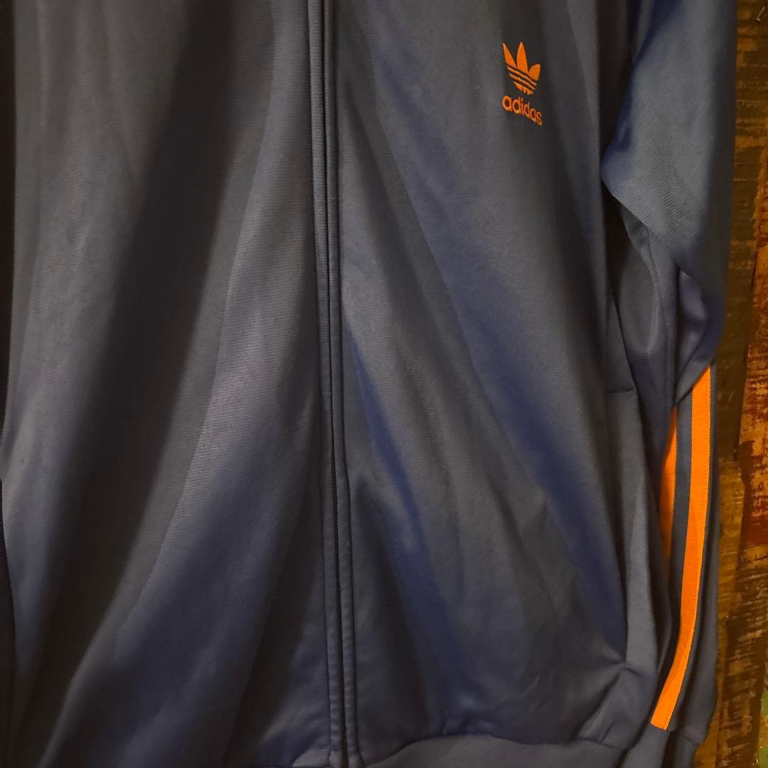 古着 00's アディダス ATP トラックジャケット 青 オレンジ - メルカリ