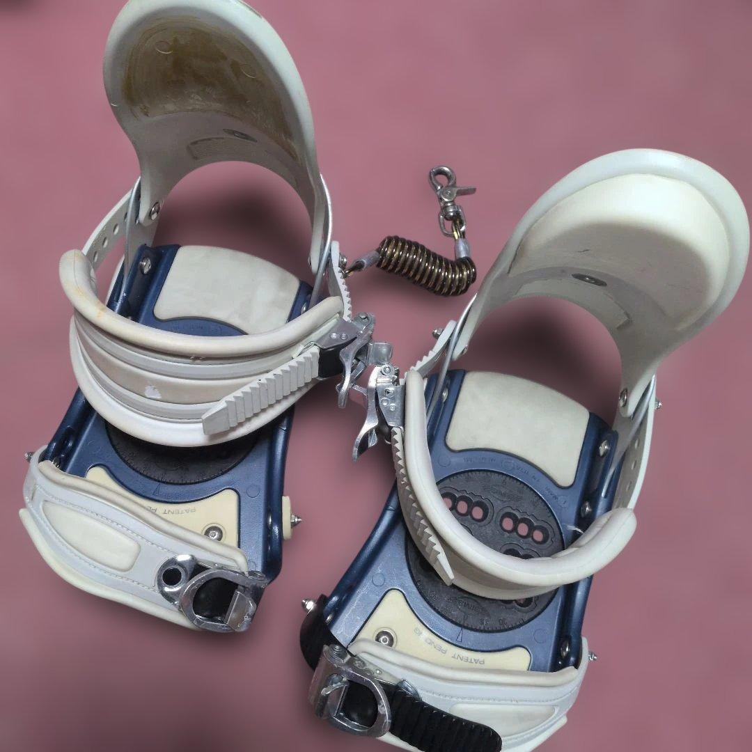 スノーボード ビンディング ホワイト/ブルー 楽天市場】レビューでクーポン☆[日本正規品] スノーボード