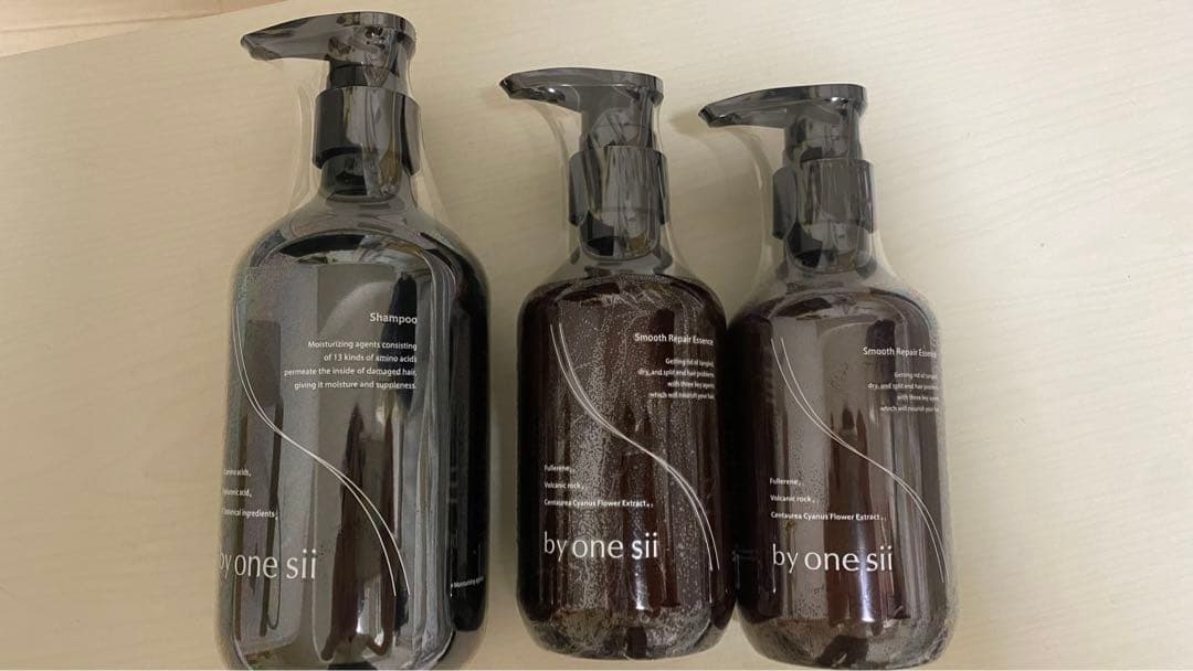 【新品未使用】by one sii スムース・リペアエッセンス、シャンプー by one sii / スムースリペアエッセンスの公式商品情報｜美容・化粧品