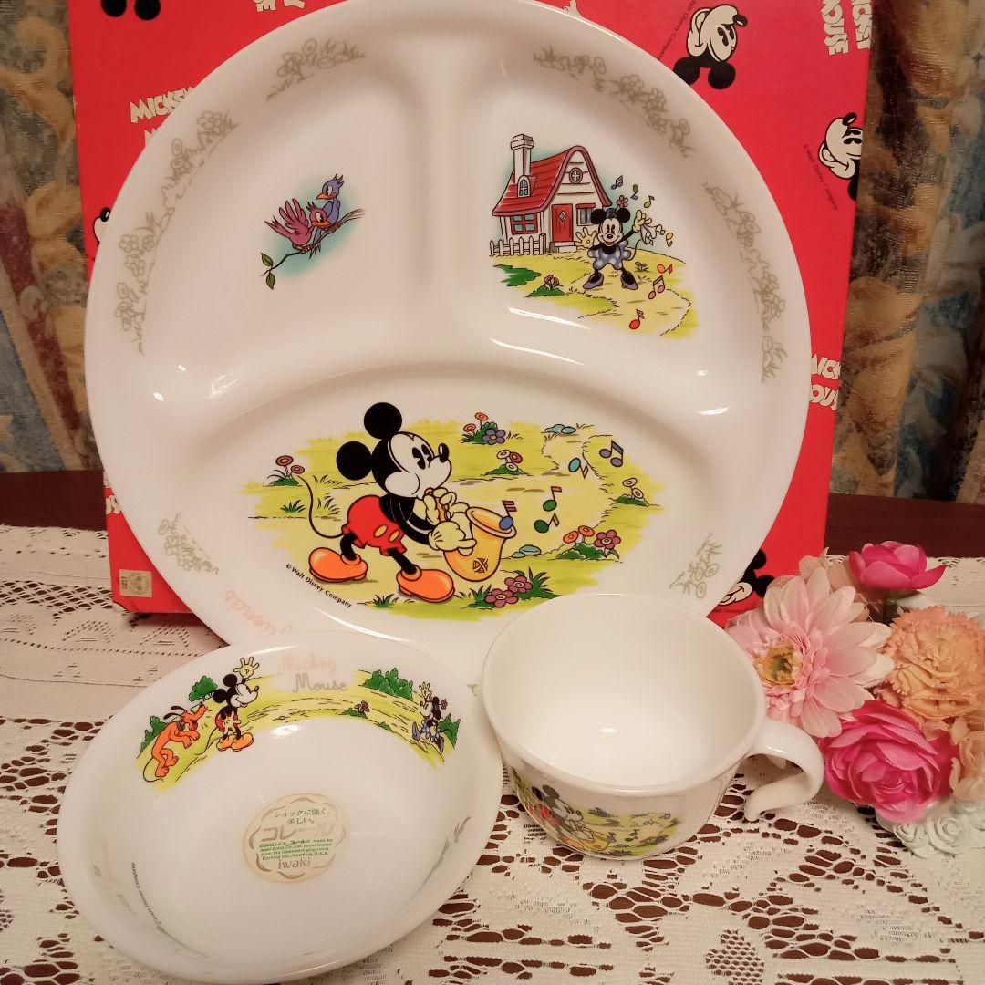 コレール】ディズニー♡ランチプレートセット♡USA♡耐熱皿 - メルカリ
