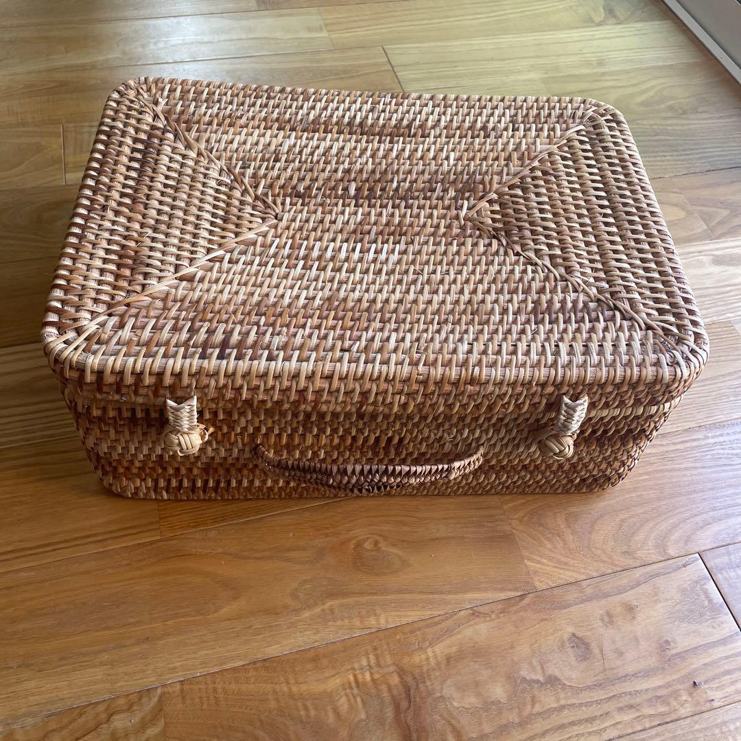 無印良品 ラタン ピクニック バスケット - メルカリ