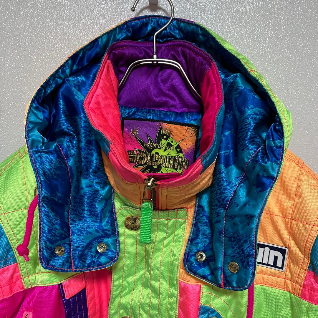 美品】GOLDWIN スキーウェア スノボ カラフル 派手 90s バブル - メルカリ