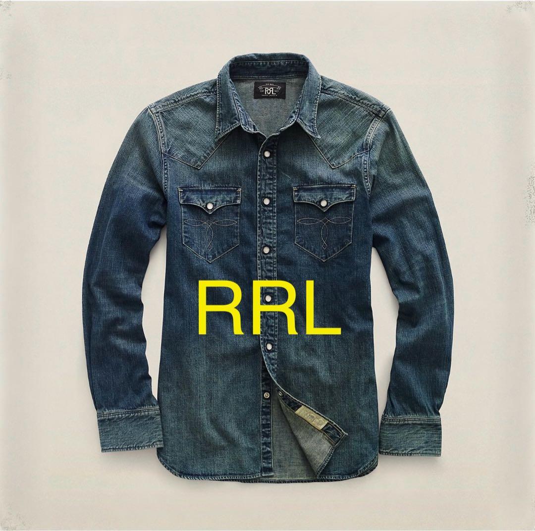 RRL ダブルアールエル インディゴ ウエスタン シャツ ラルフローレン