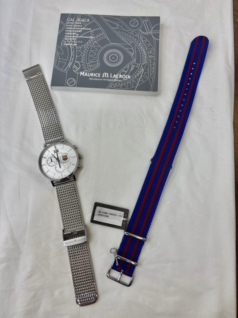 定価20万超　稼動品　モーリスラクロア　バルセロナ　コラボ　レア 2025年版】唯一無二のラグスポがこの価格で？モーリスラクロアおすすめ