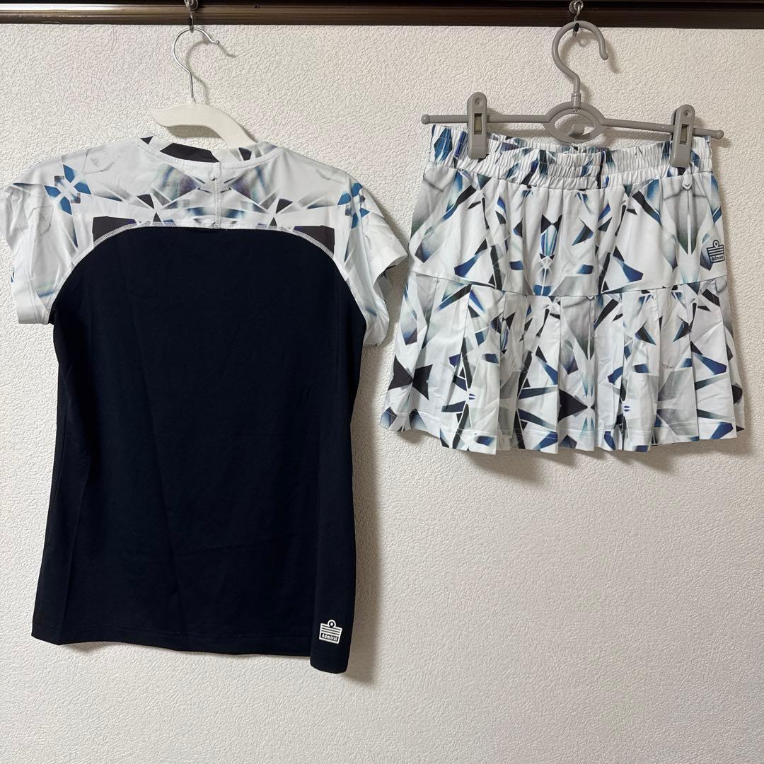 Admiral テニスウェア セットアップ 上M 下L 商品詳細幾何学模様の