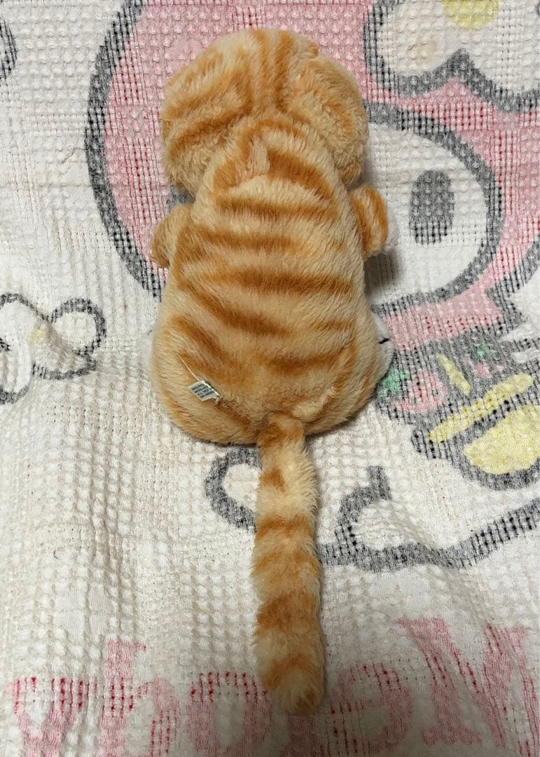 昭和レトロ ファースト社 いたずら天使 ネコ ぬいぐるみ 難あり 42cm