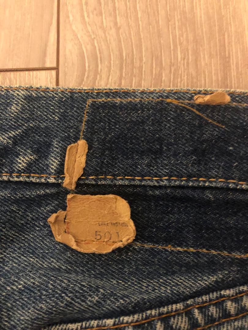 ダ*ン様 Levi's 501 66前期ビンテージデニム 1977製造RタグBI - メルカリ