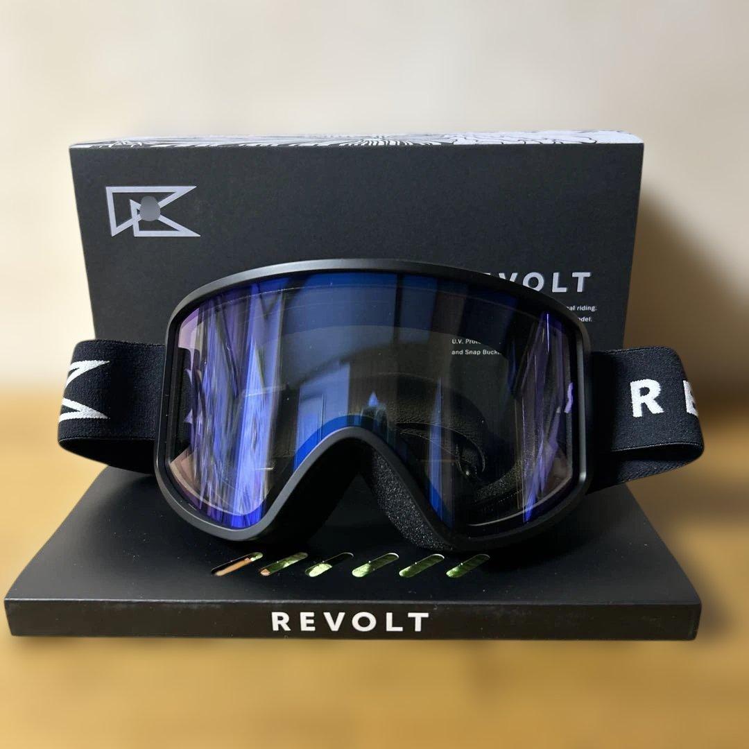 REVOLTゴーグルBlueMirror/ClearPhotochromic新品 スノーボードゴーグル | FRAMELESS 2 – REVOLT ONLINE STORE