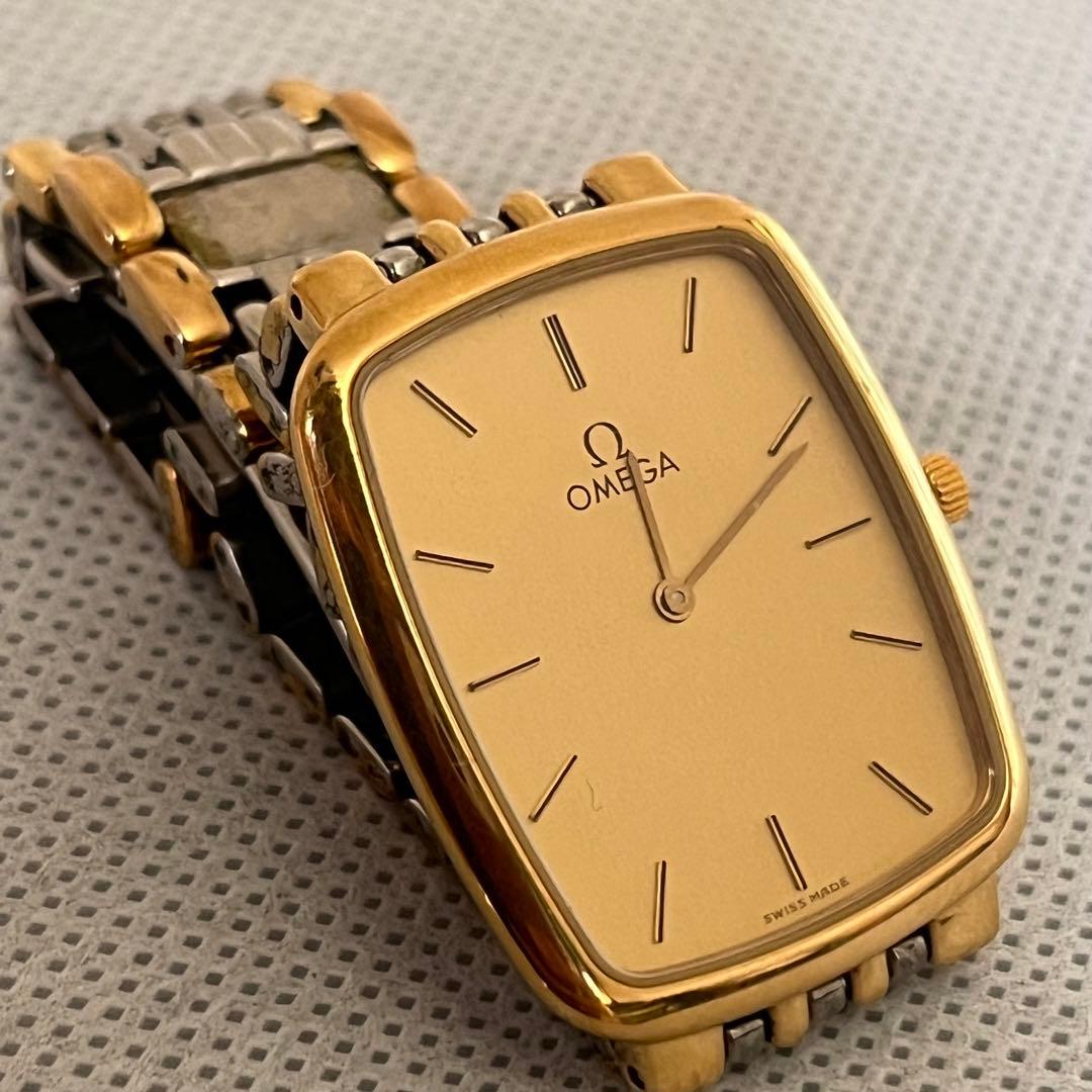 稼動✨美品✨OMEGA オメガ スクエアフェイス 時計 Ref.1451/438