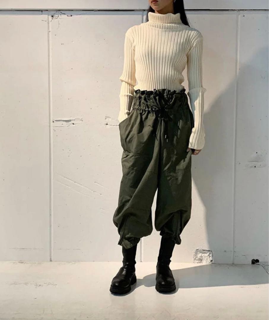 JUN MIKAMI ポリエステルツイルヴァリアブルパンツ - メルカリ