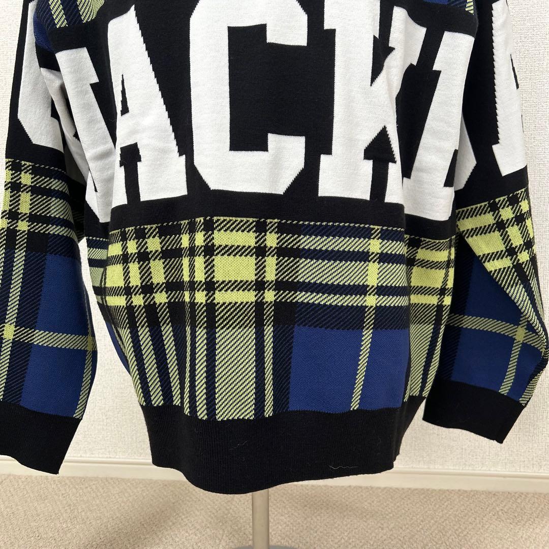 Jack Bunny!! HOT FEEL 3色Wジャガード クルーネックニット ジャック