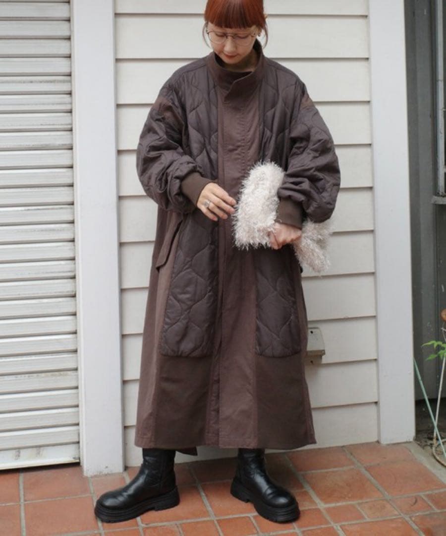 最終値下げ‼︎ esinta/エシンタ切替マキシミリタリーコート etsinta/エシンタ】切替マキシミリタリーコート｜チャオパニック