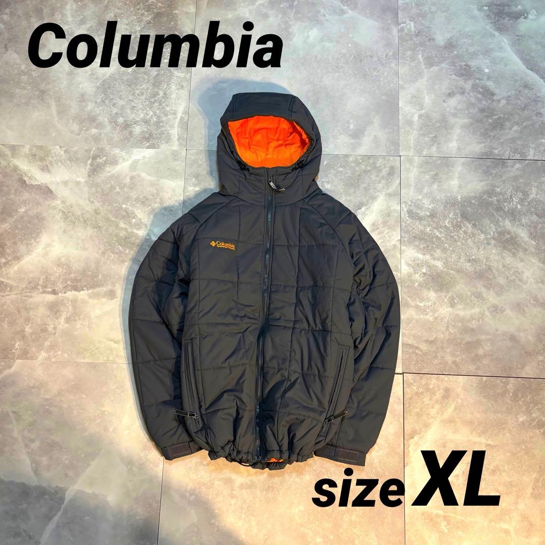 【即完売❗️】極暖！Columbia ダウンジャケット ダークグレー Columbia（コロンビア） 中綿ダウンジャケット メンズ アウター フード