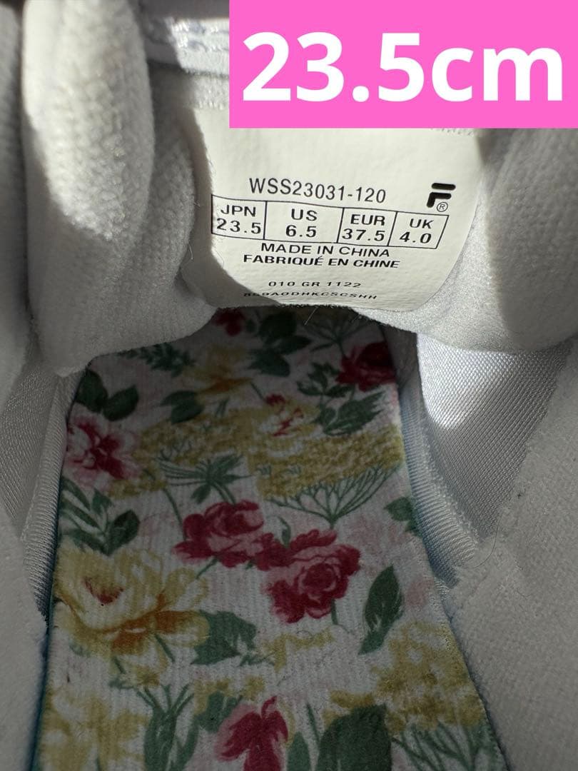 【極美品】スニーカー LauraAshleyx atmospink 23.5cm