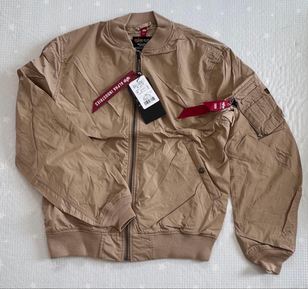 ソ*ン様 【新品】ALPHA INDUSTRIES MA-1 ベージュ XL メ Alpha Industries（アルファ・インダストリーズ） アルファ
