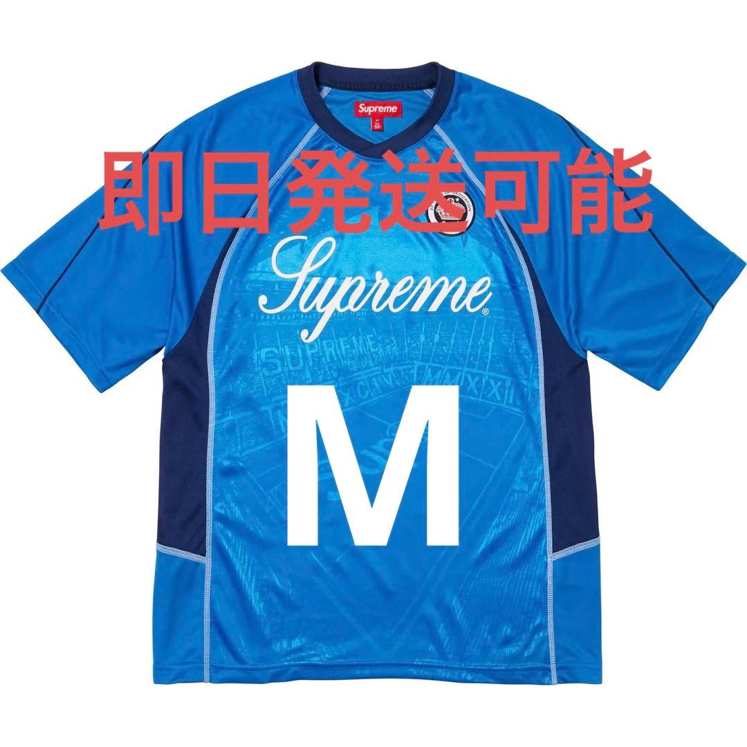 Supreme Jacquard Soccer Jersey ブルー