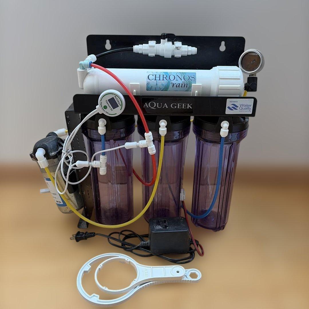 クロノスレイン アクアギーク 説明書、箱あり TDSモニター付