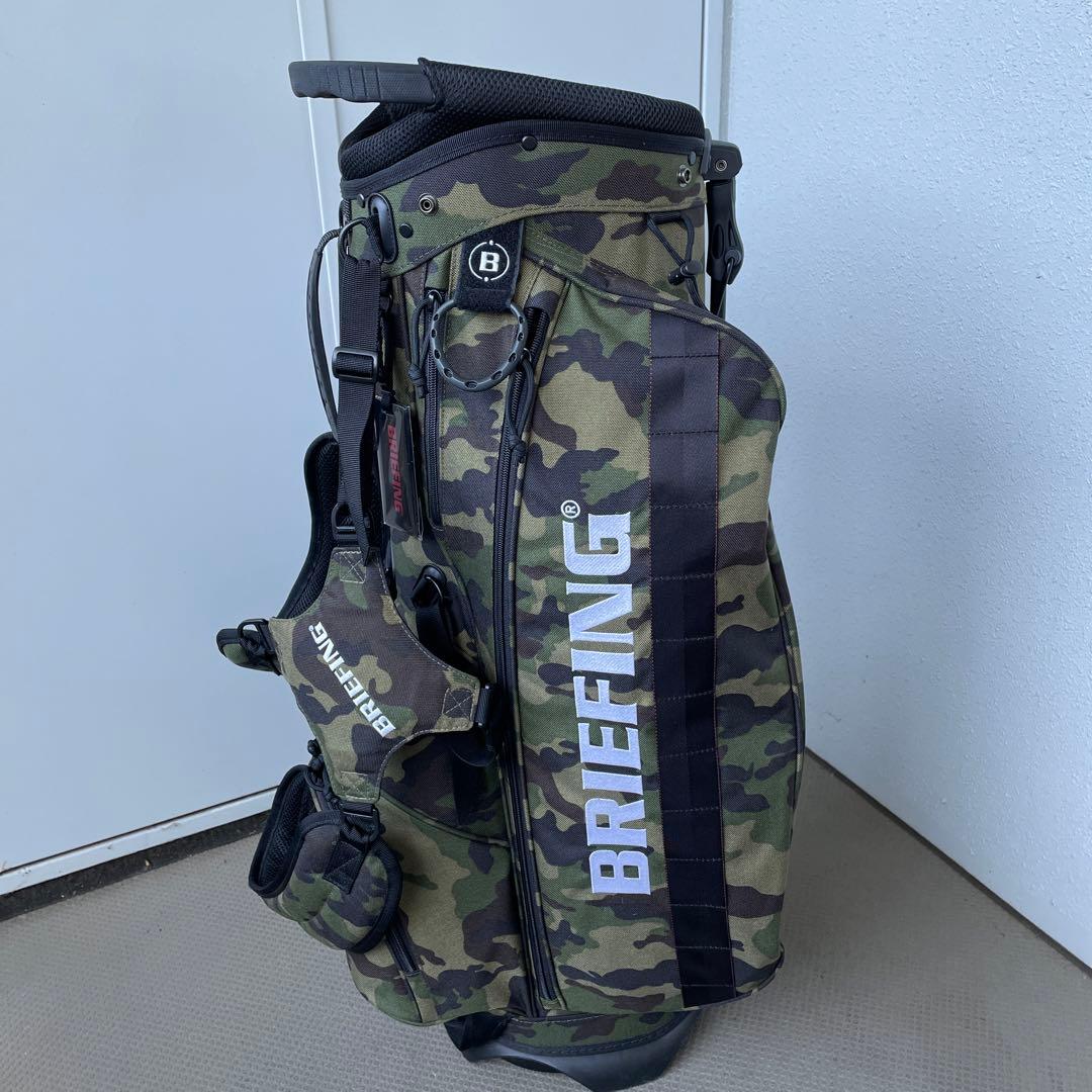BRIEFINGブリーフィング スタンドキャディバッグCR-4 カモフラ【美品