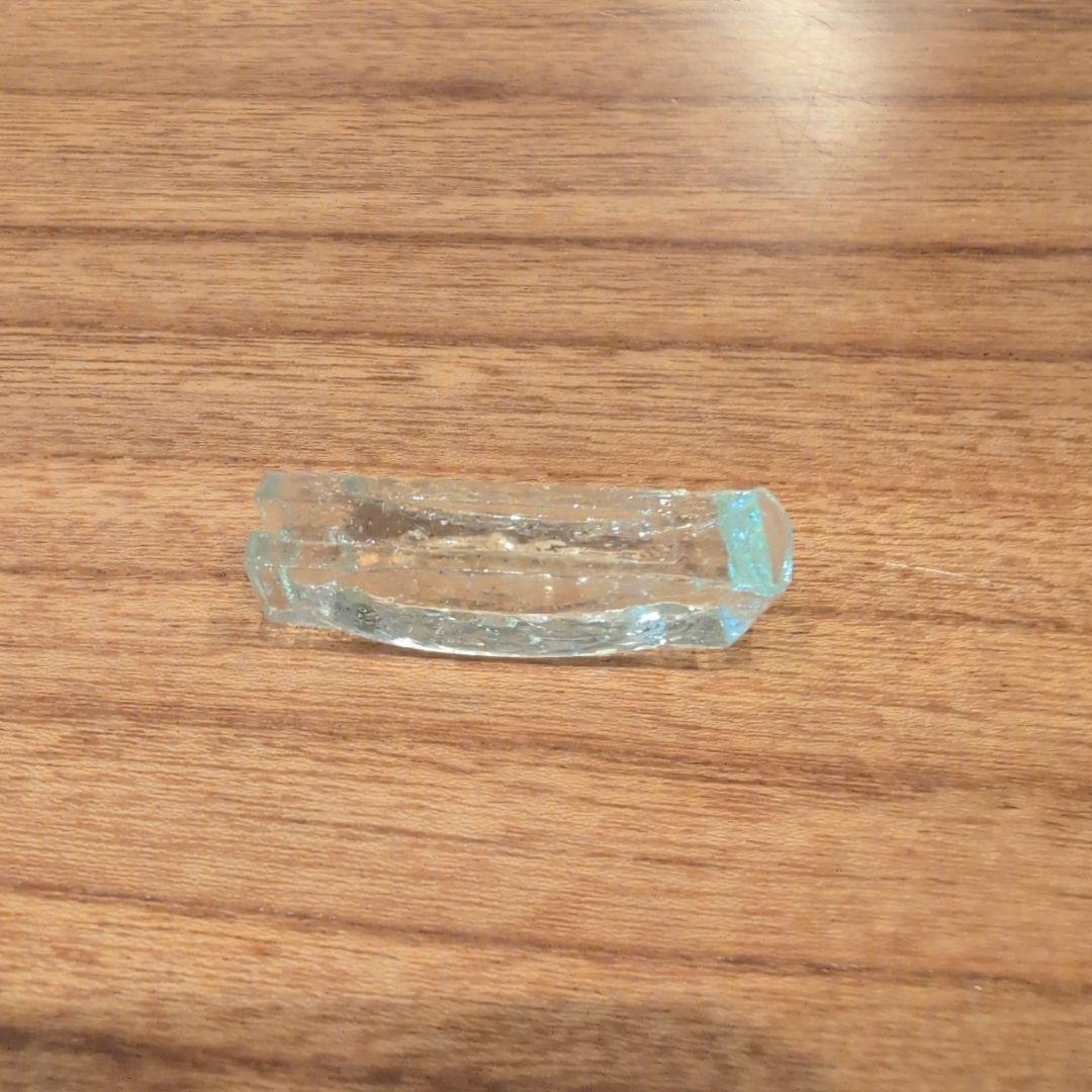 希少品】 不二式 戸滑襖用 ウランガラス 気泡ガラス