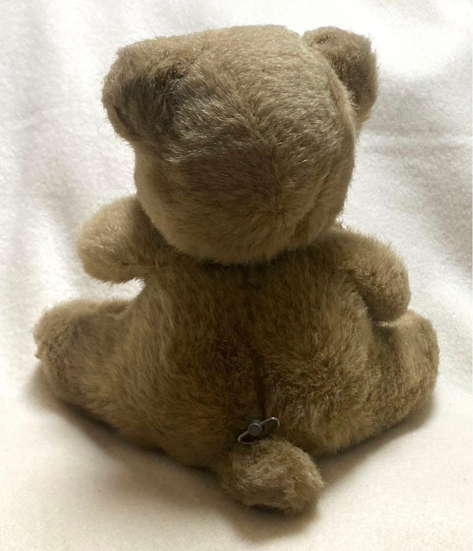 昭和レトロ くま オルゴール ぬいぐるみ テディベア 首振り - メルカリ