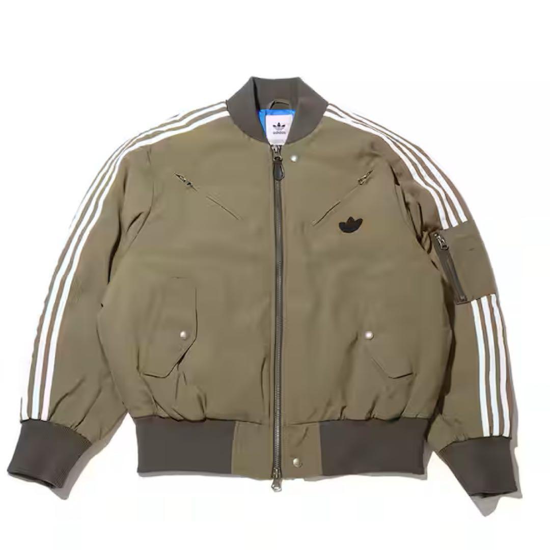 年末年始値下 adidas アディダス NEW PAD JKT MA-1 - メルカリ