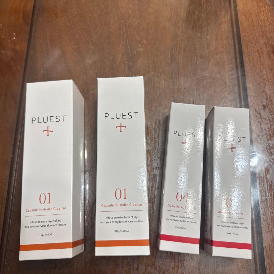 お買い得！プルエスト 01 04各2本セット Amazon | PLUEST 薬用 クレンジングジェル プレゼント付き メイク