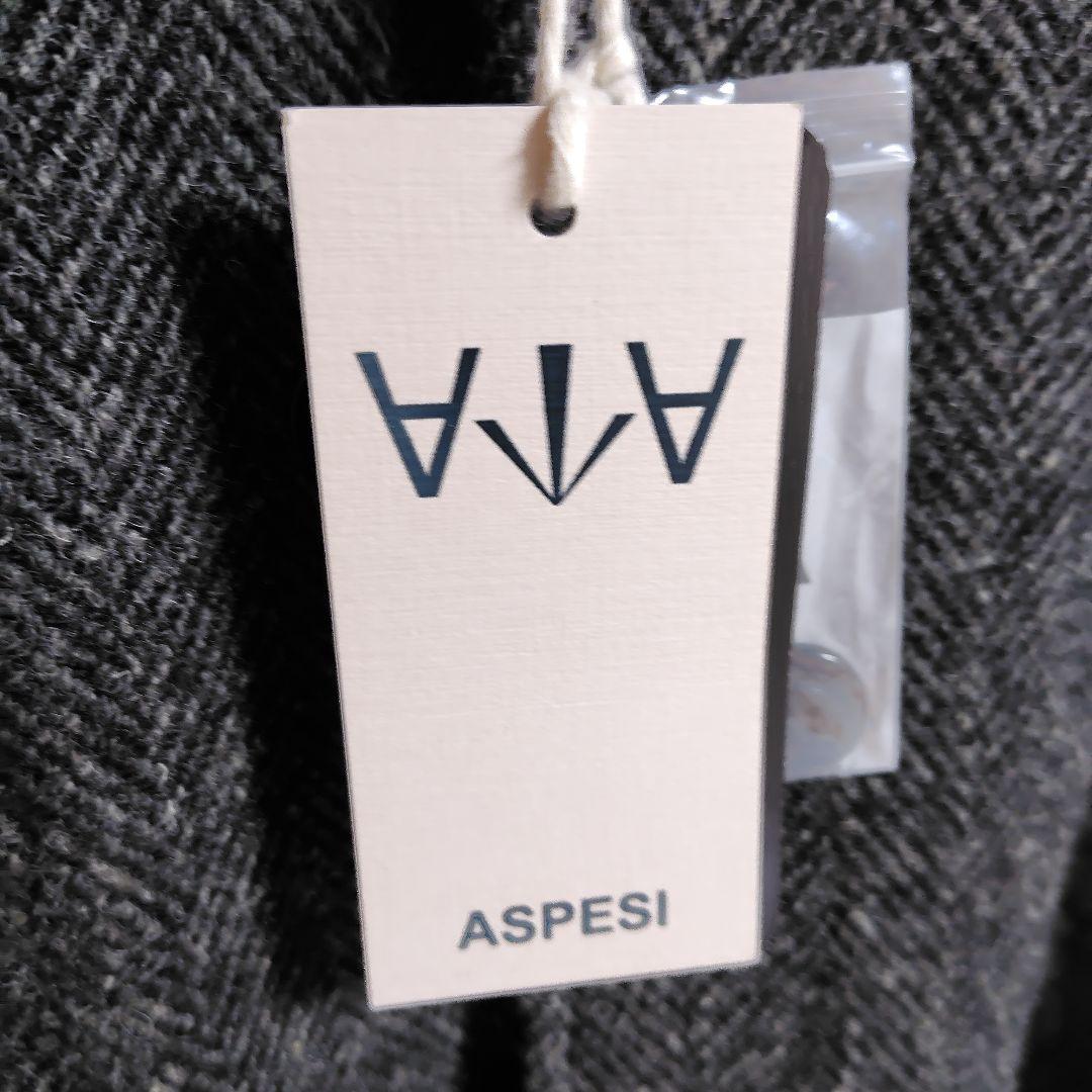 ASPESI アスペジ/ハリスツイード ステンカラーコート - メルカリ