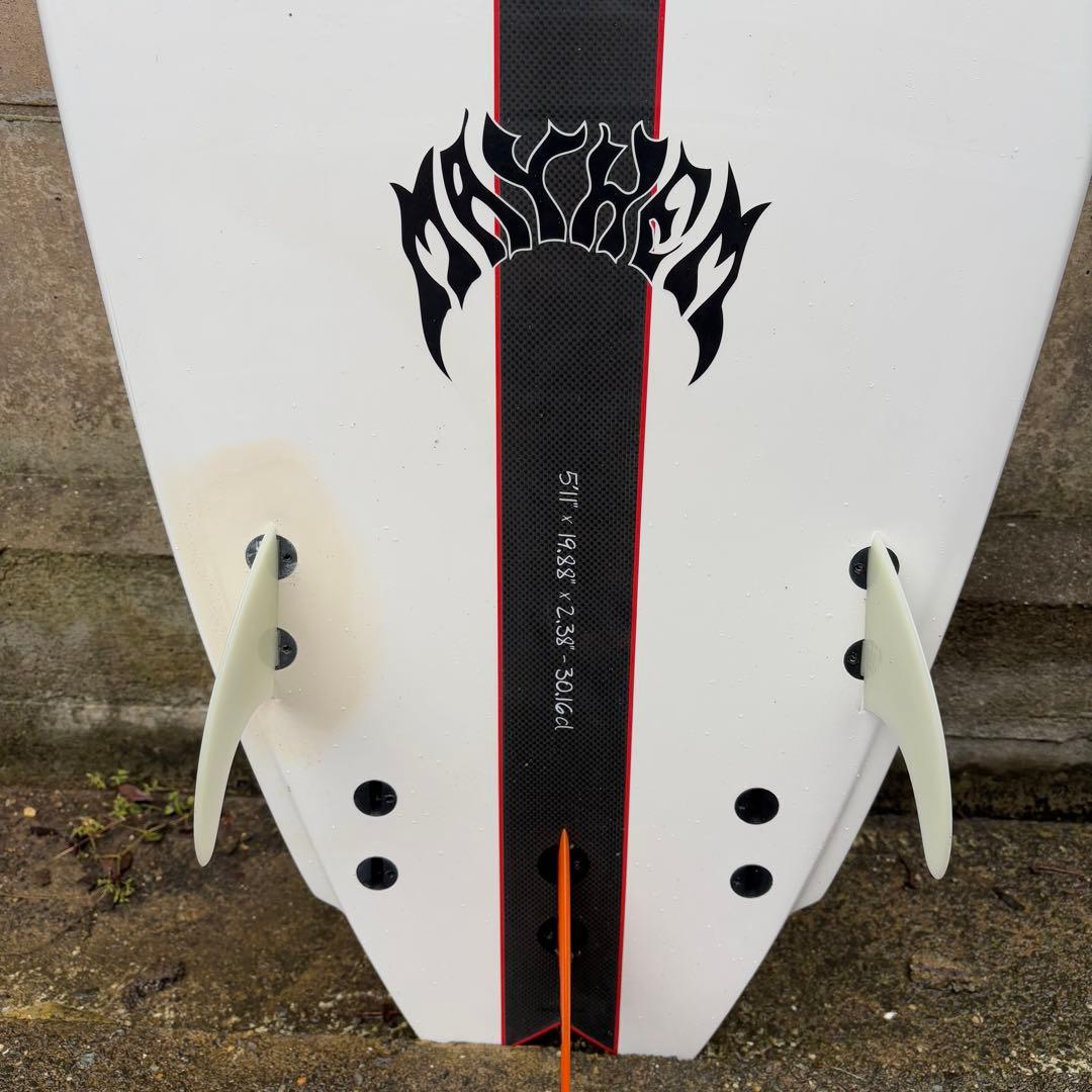 LOST MAYHEM placebo サーフボード　5'11 30.16L