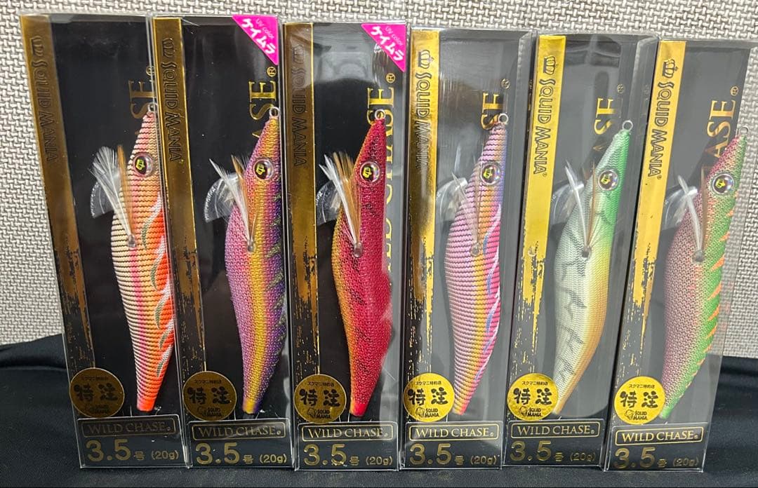 スクイッドマニア ワイルドチェイス3.5夜叉シリーズ6色セット - メルカリ