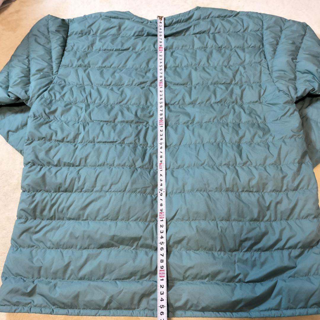 美品】モンベルmont-bellスペリオダウンジャケットブルーグリーンXL
