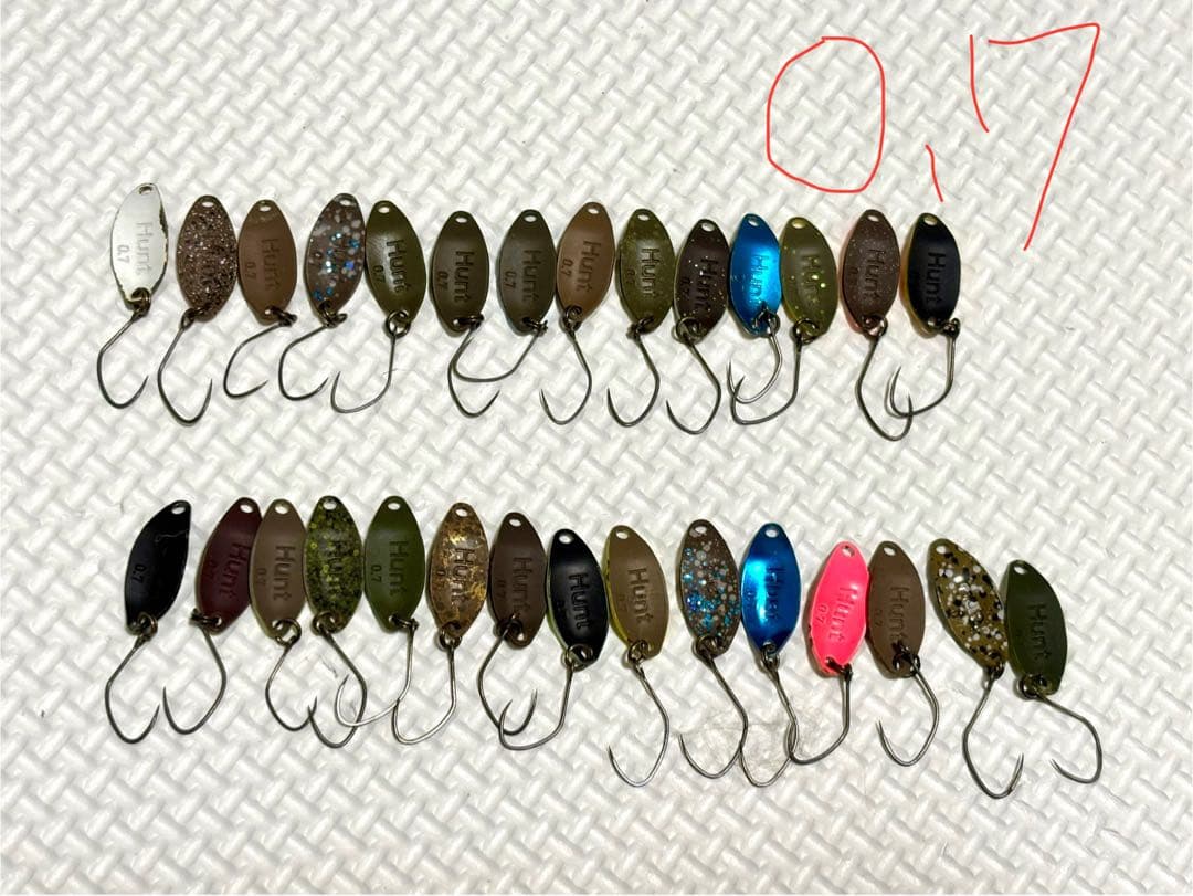 【アンナ】ニュードロワー ハント0.9g 22個 ＋ 0.7g 29個