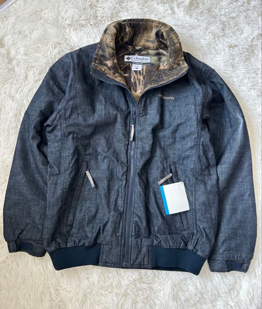コロンビア Columbia裏地ボアフリースデニムジャケット ブルゾン希少
