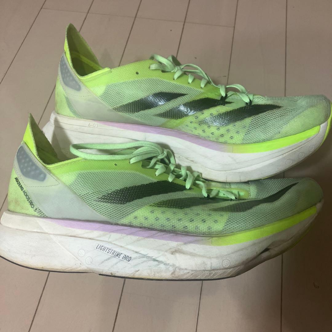 アディダス アディオスプロ3 27.5cm 黄色