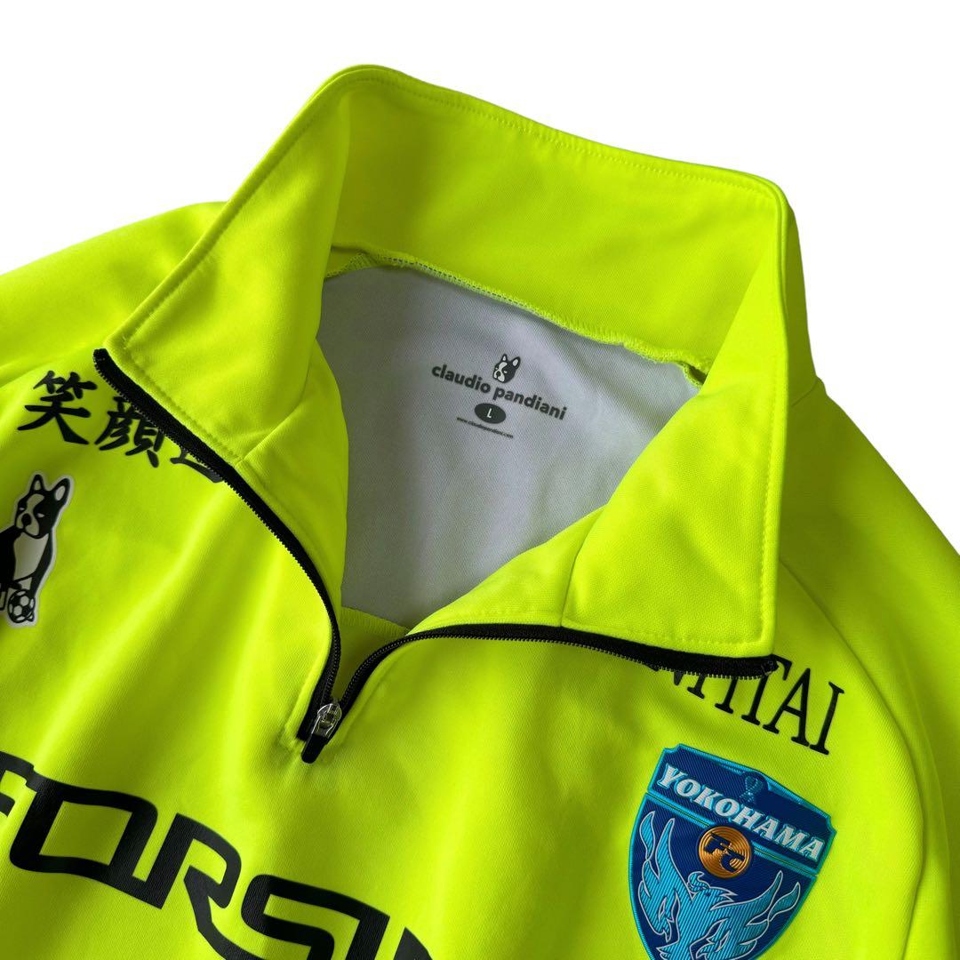支給品 FC横浜 サッカージャンキー ハーフジップジャージ ジャケットの