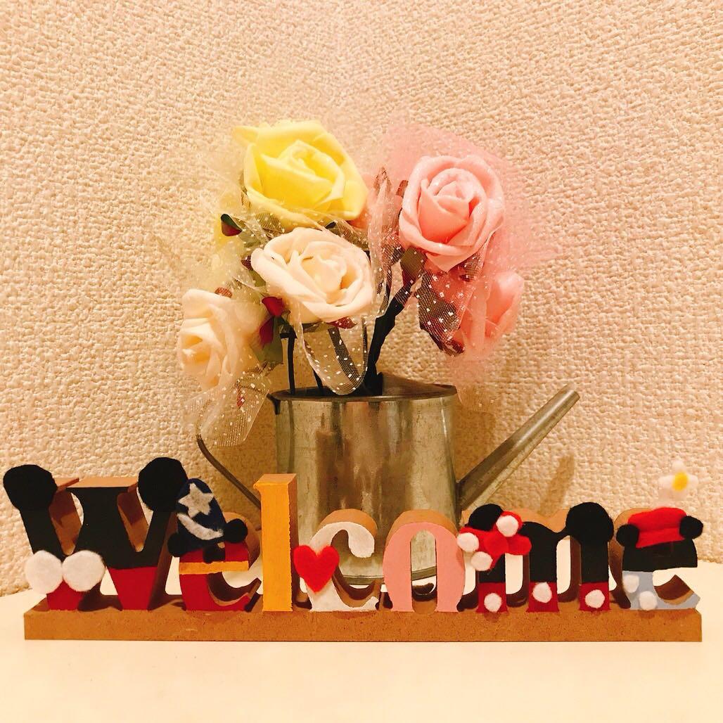 イニシャルオブジェ ディズニー風 オーダー受付中！ ウェディング 結婚