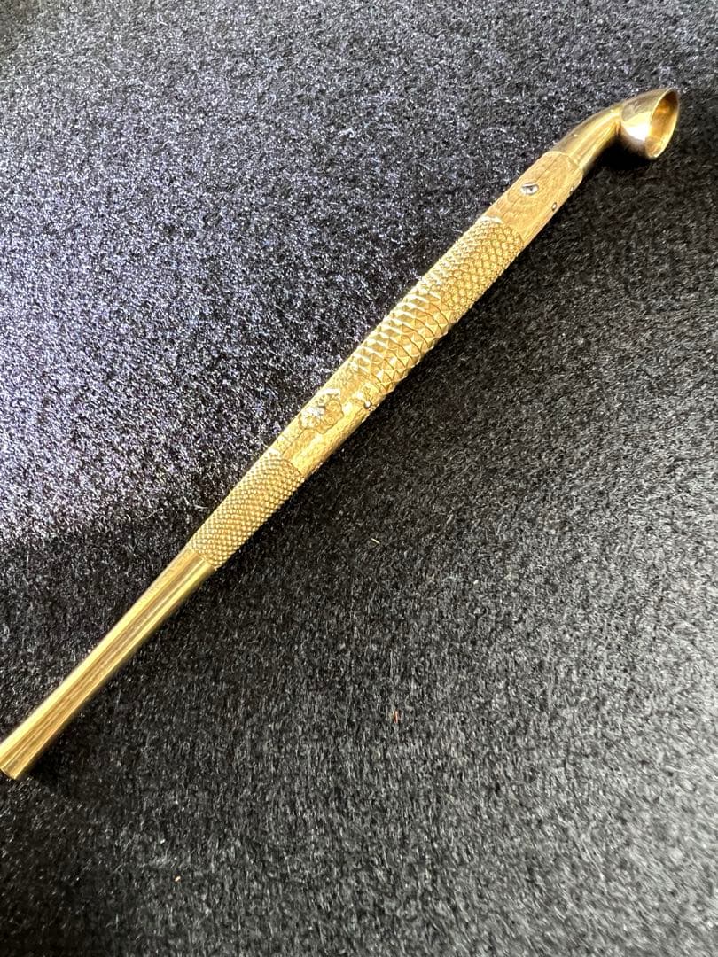 時代 極上手 金煙管 20.9g/13.7㎝ 東Y8-0109☆2Fトトヒサ