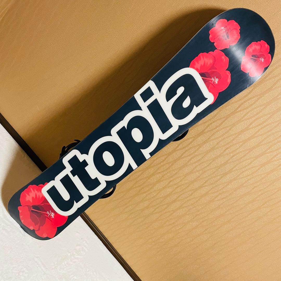 未使用に近い】SLQ146cm FLUX(M)スノーボードビンディングセット