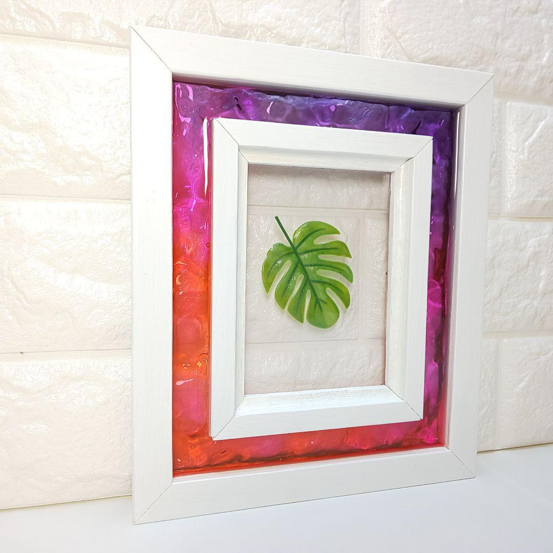 1211】ウッドレジン オーシャンアート フォトフレーム 海レジン インテリア