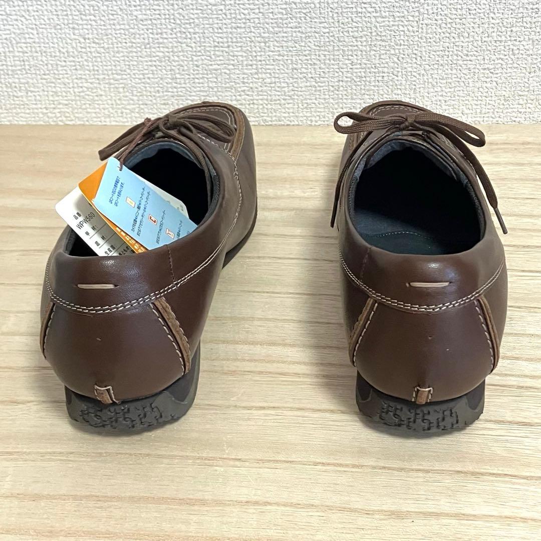 未使用品 タグ付き pedala ペダラ ブラウン 23.5cm