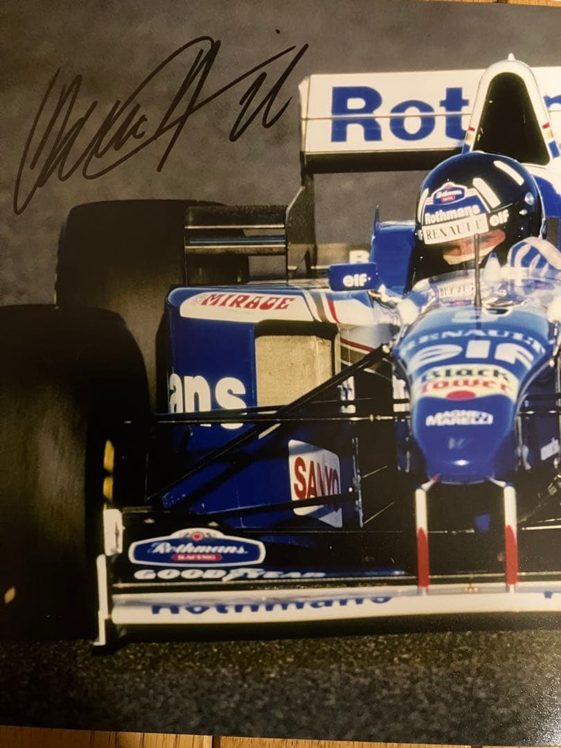 デーモン ヒル ウィリアムズルノー FW18 ワールドチャンピオン 証明書