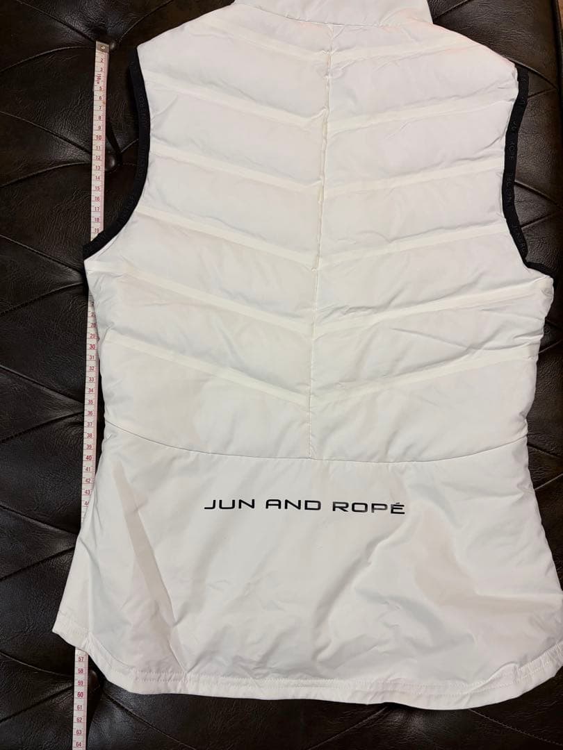 JUN AND ROPE レディース ベスト ホワイト