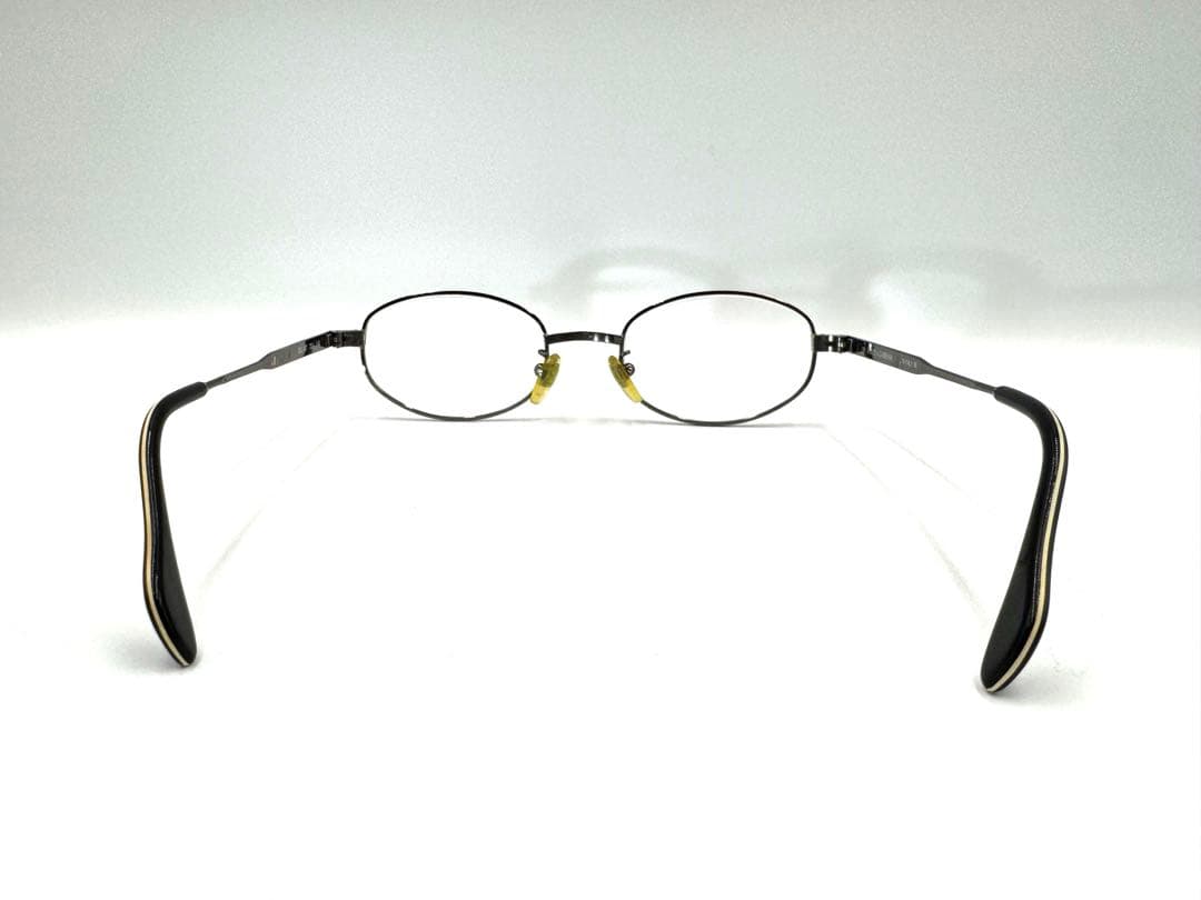 Dolce & Gabbana フルリム オーバル メガネ シルバー 度入り