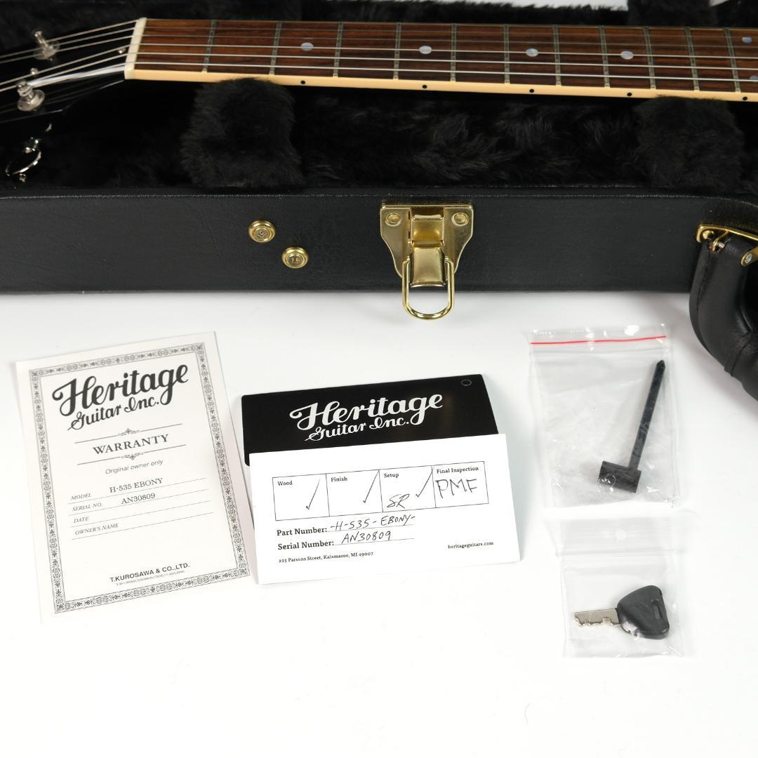 Heritage H-535 Ebony セミアコ USA製 - メルカリ