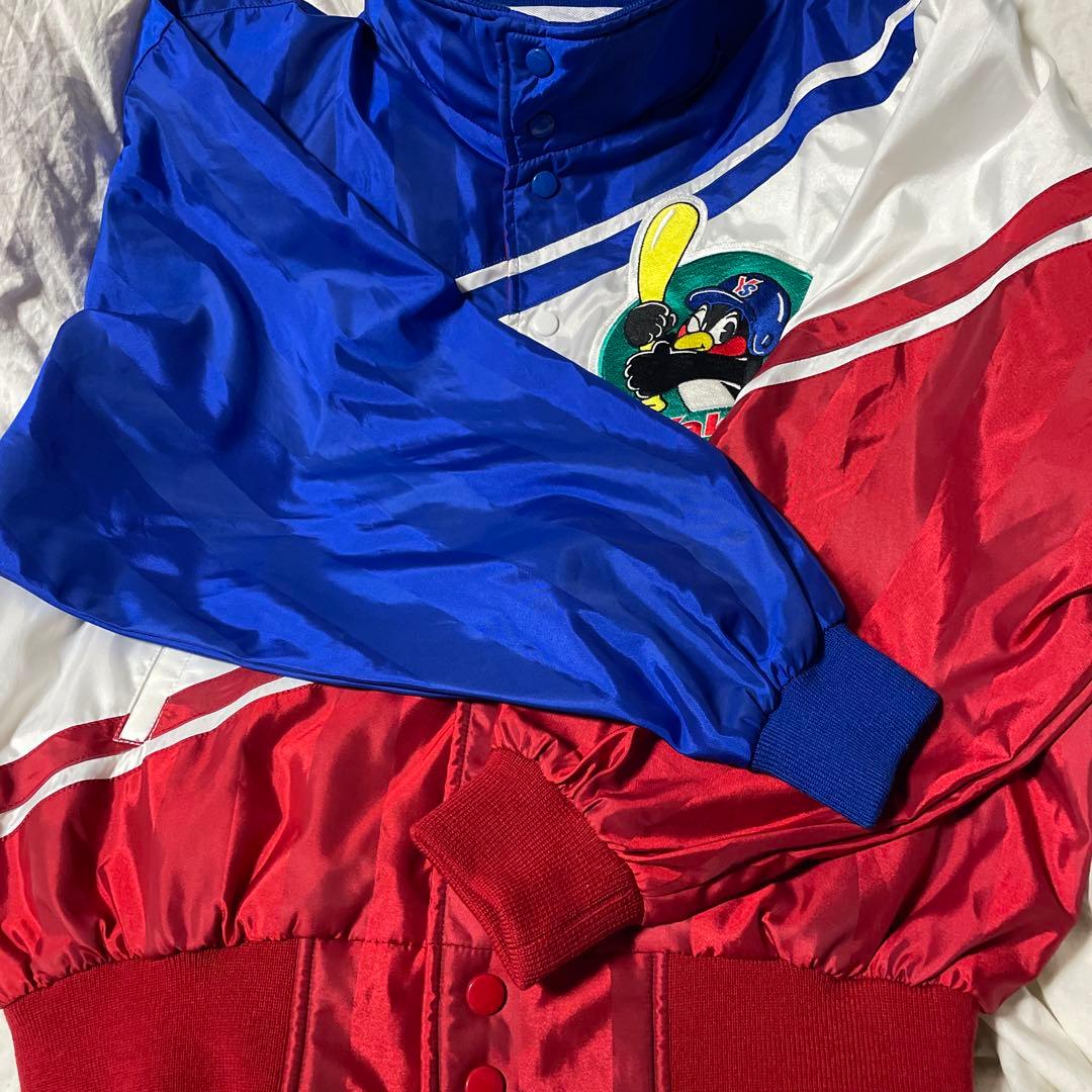 ヤクルトスワローズ公式スタジャン ナイロンジャケット DESCENTE製