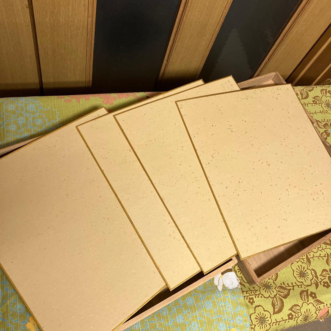 花鳥画色紙四枚 日本画家「小西福年」作 - メルカリ