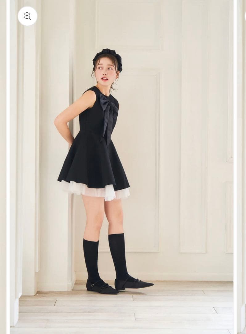 POMIII PARTAGE】tulle mini op/ブラック(Sサイズ) - メルカリ