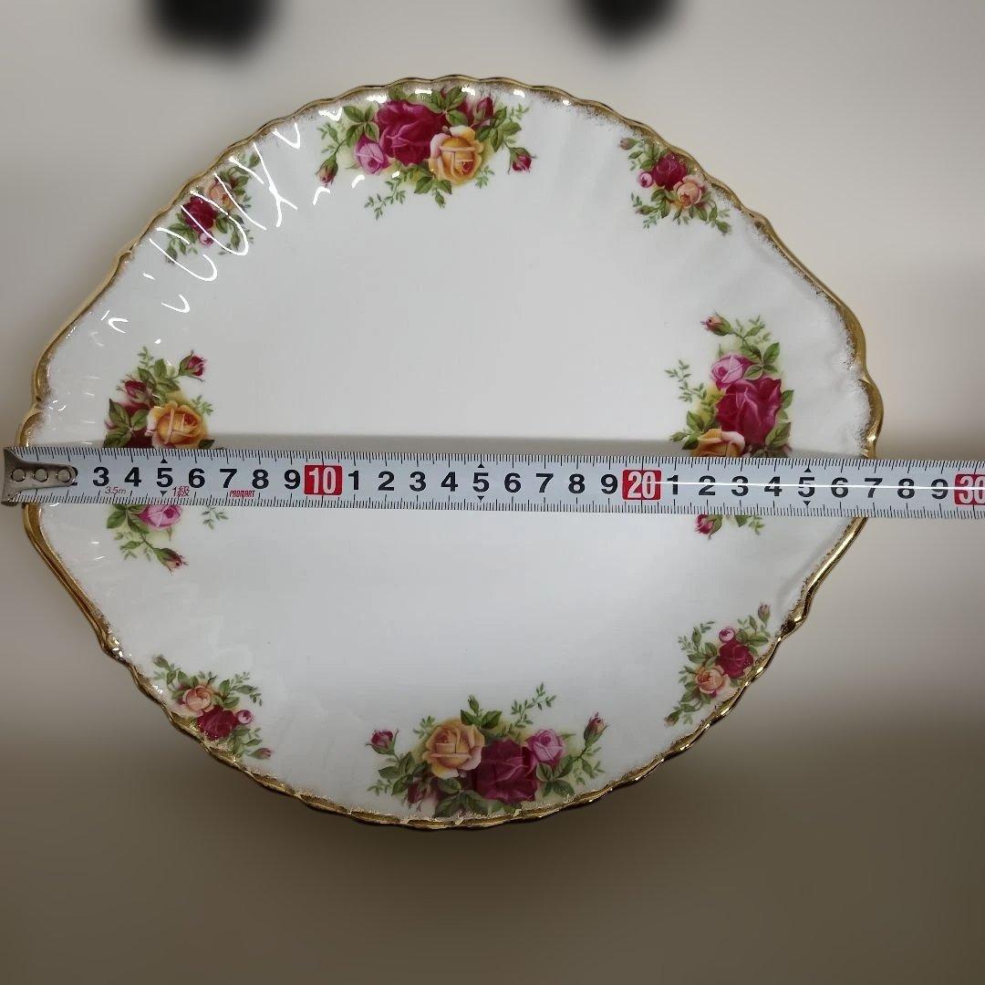 ロイヤルアルバート、オールドカントリーローズ皿セット（大皿1枚