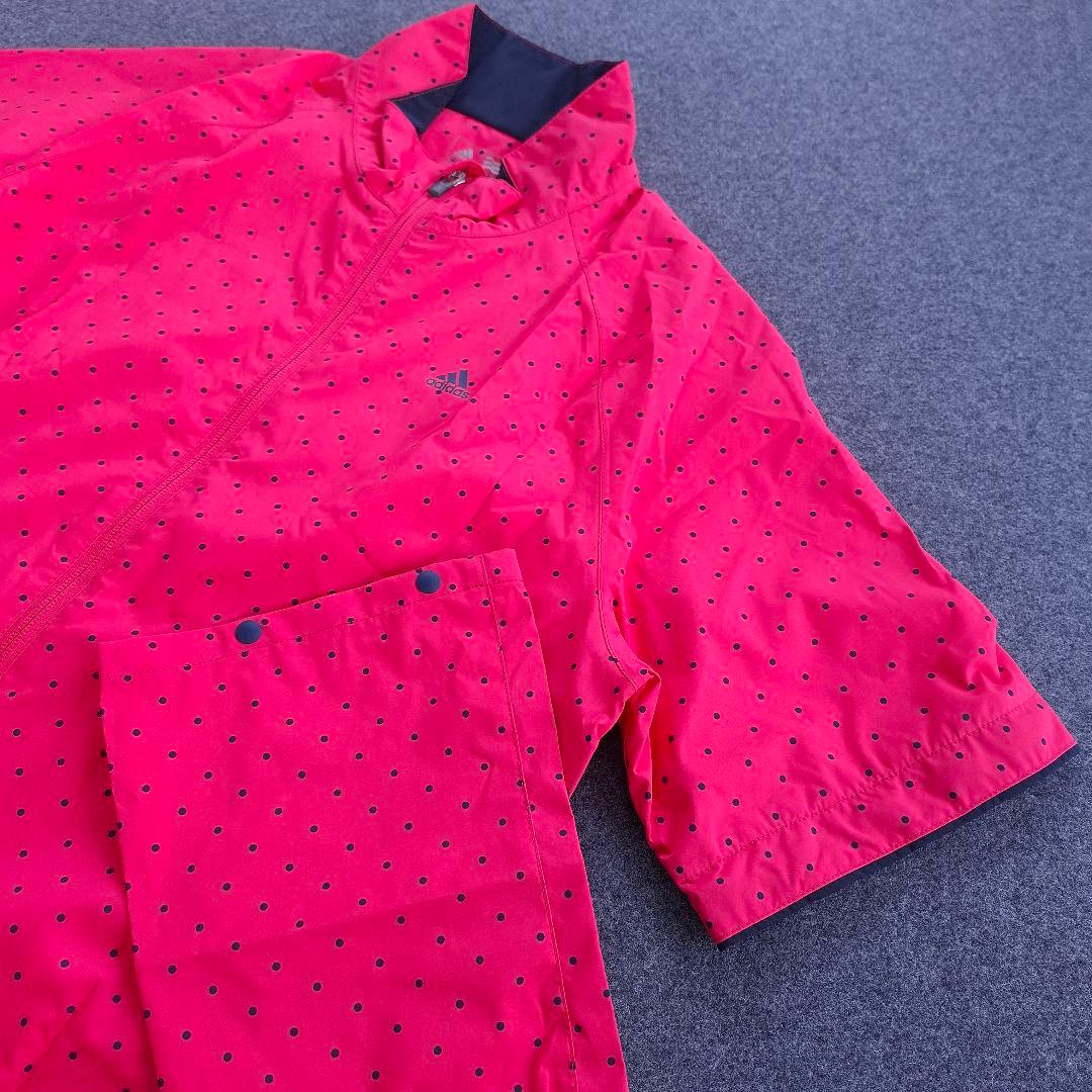 アディダスゴルフ】2WAY 人気ロゴマーク ゴルフレインウェアセットアップ3L